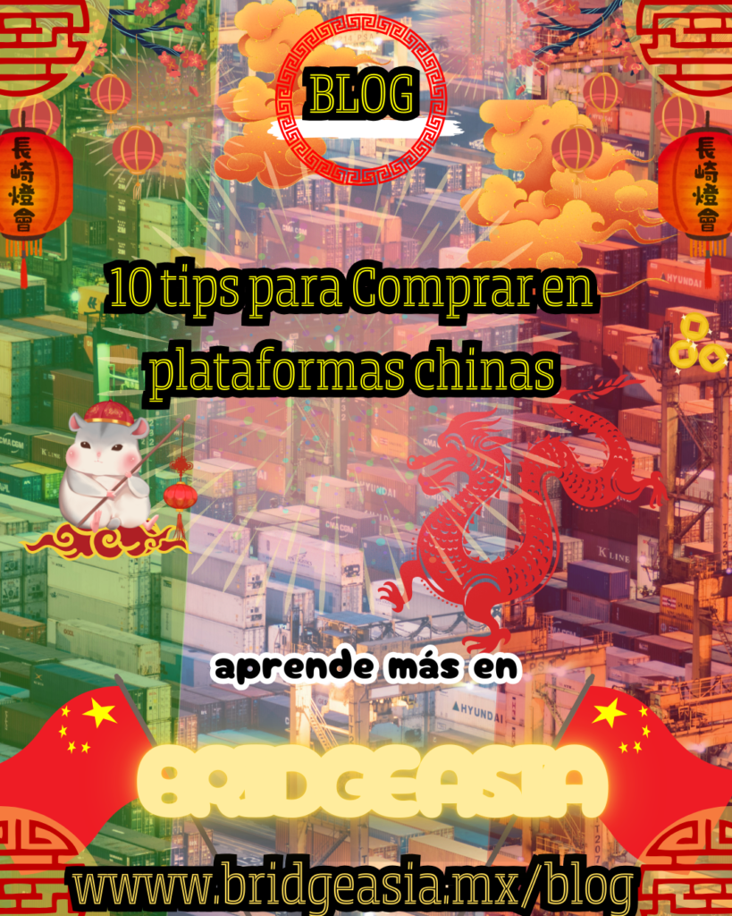 flier en estilo asiatico con titulo de blog