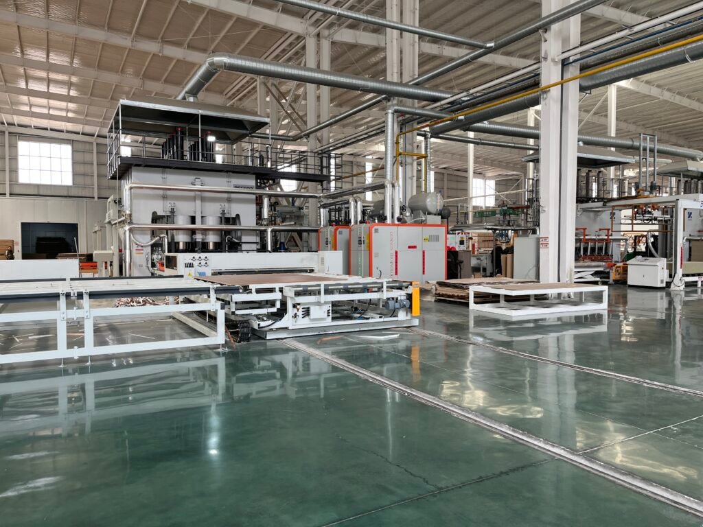 piso de fabrica en china, durante auditoria